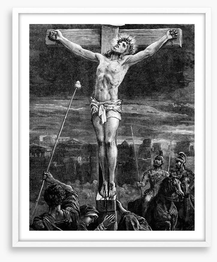 The crucifixion of Christ