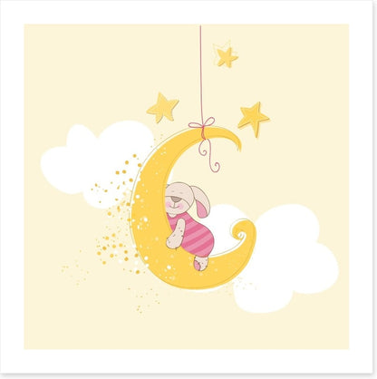 Asleep in the moon
