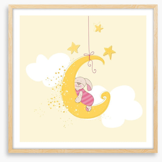 Asleep in the moon