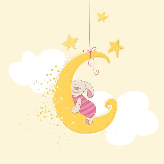Asleep in the moon