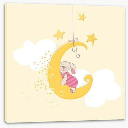 Asleep in the moon