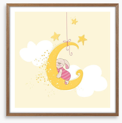 Asleep in the moon