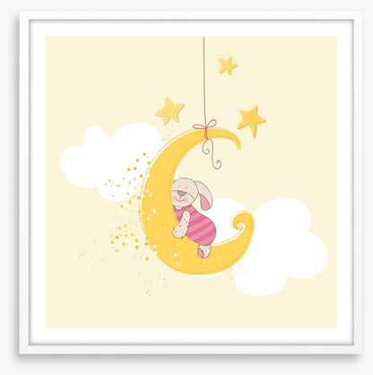 Asleep in the moon