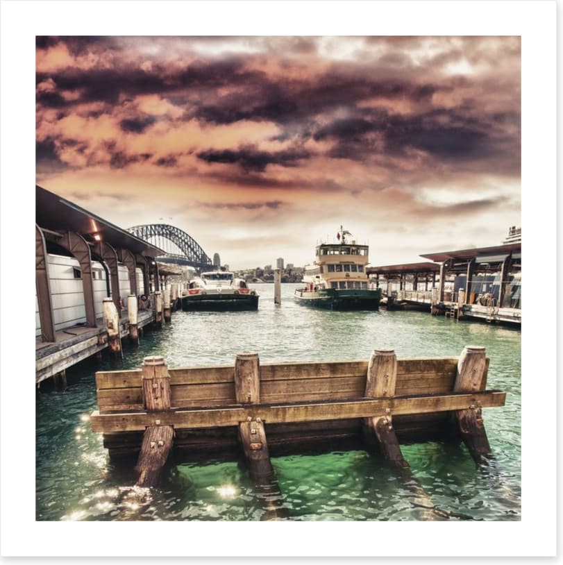 Circular Quay at dusk