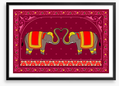 Festive Indian elephants