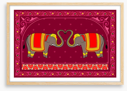 Festive Indian elephants