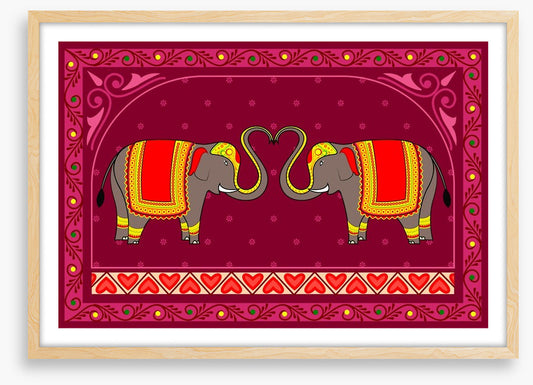 Festive Indian elephants