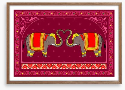 Festive Indian elephants