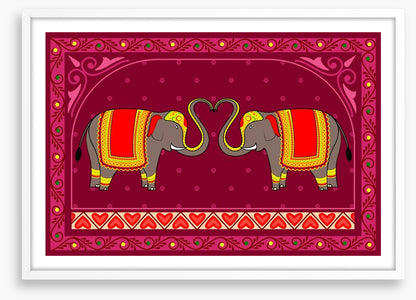 Festive Indian elephants