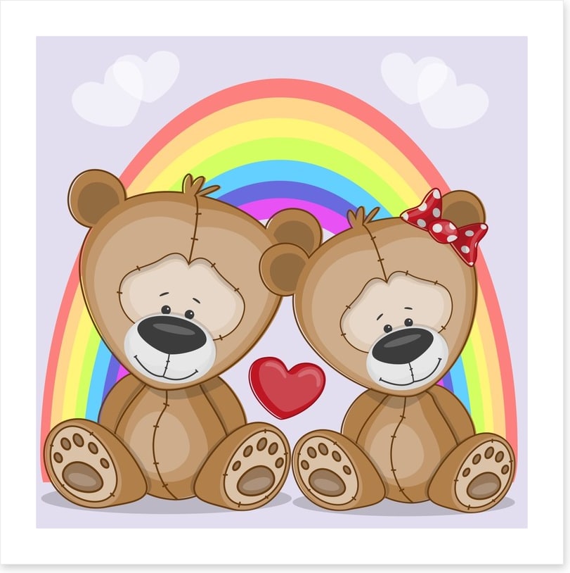 Romance under the rainbow