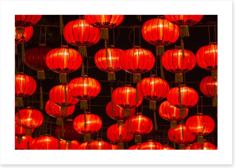 New year lanterns