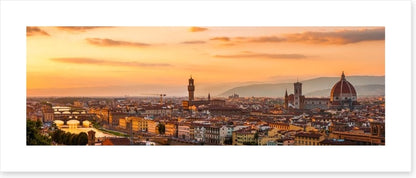 Florence sundown panorama