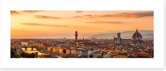 Florence sundown panorama