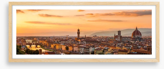 Florence sundown panorama