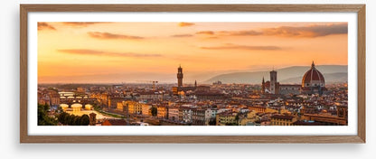 Florence sundown panorama