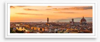 Florence sundown panorama