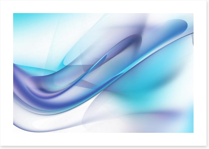 Cool blue swirl