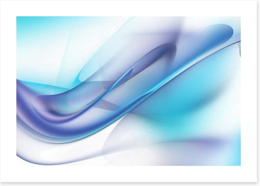Cool blue swirl