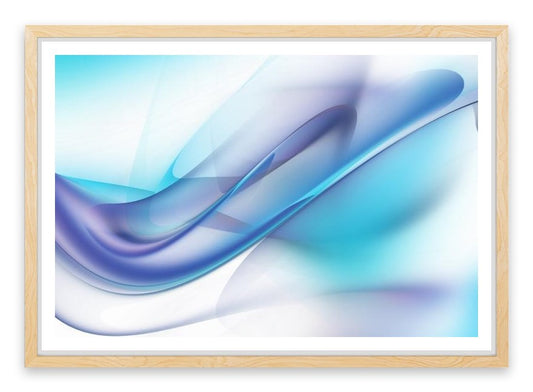 Cool blue swirl