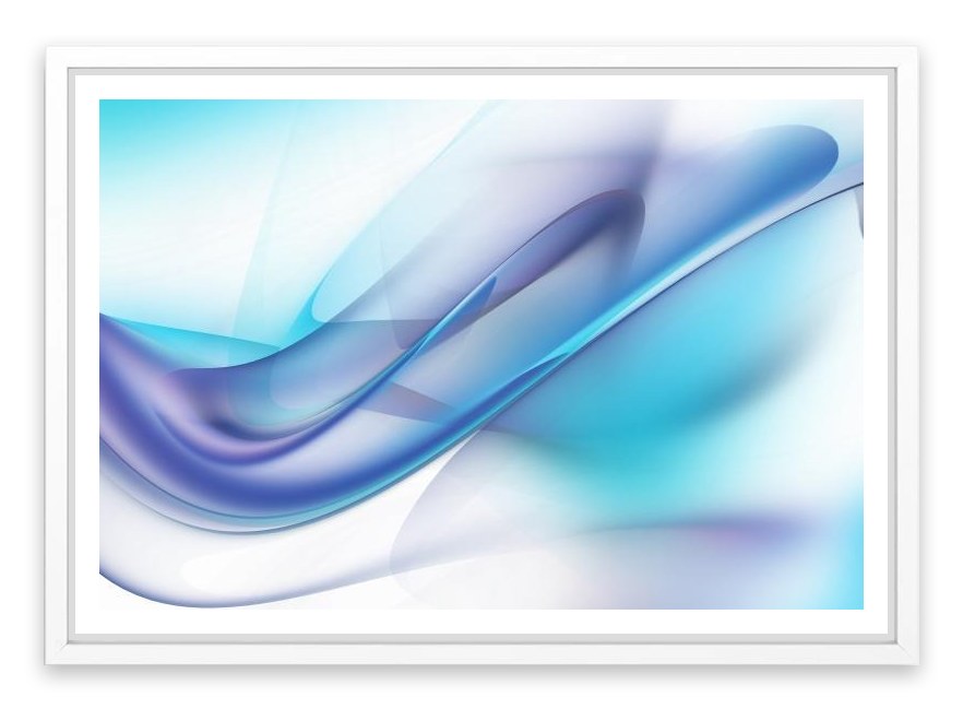 Cool blue swirl