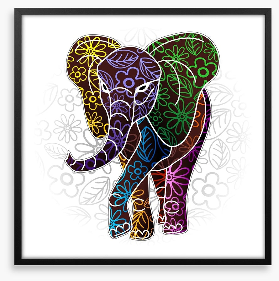 Elephant batik