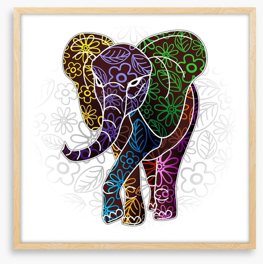 Elephant batik