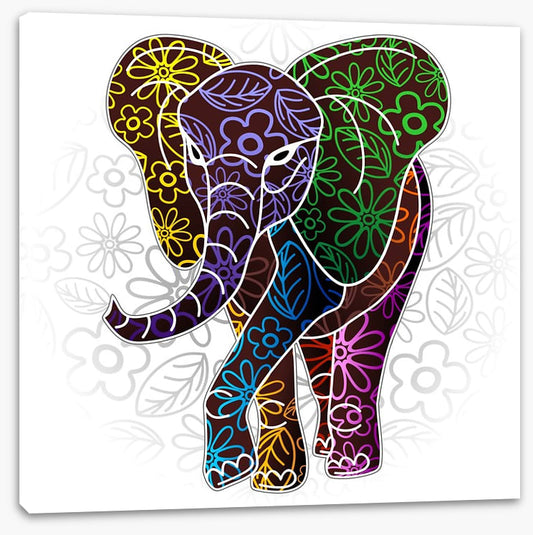 Elephant batik