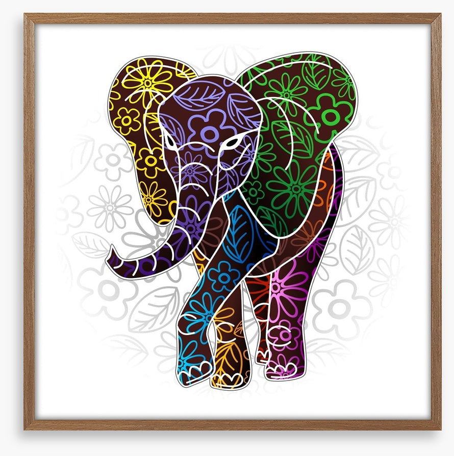 Elephant batik
