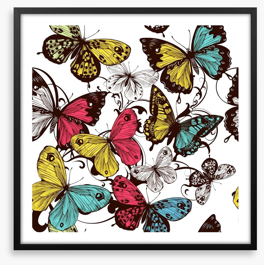 Butterfly flourish