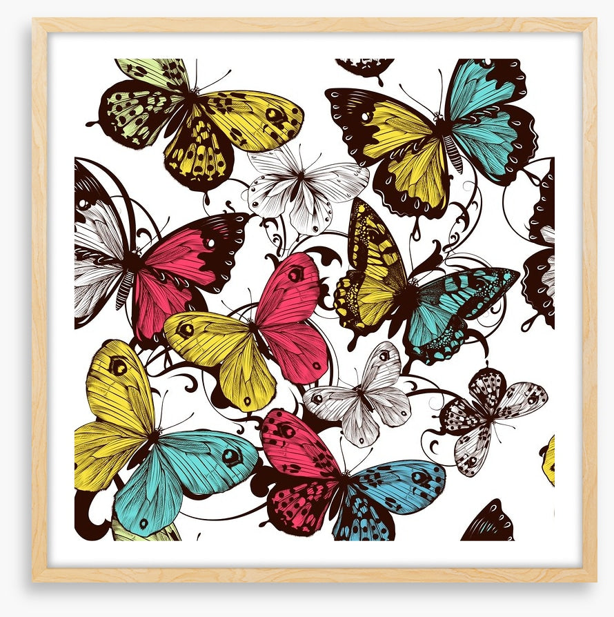 Butterfly flourish