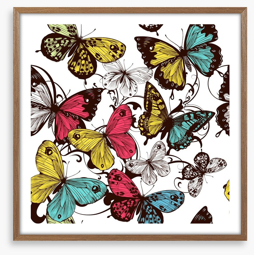 Butterfly flourish