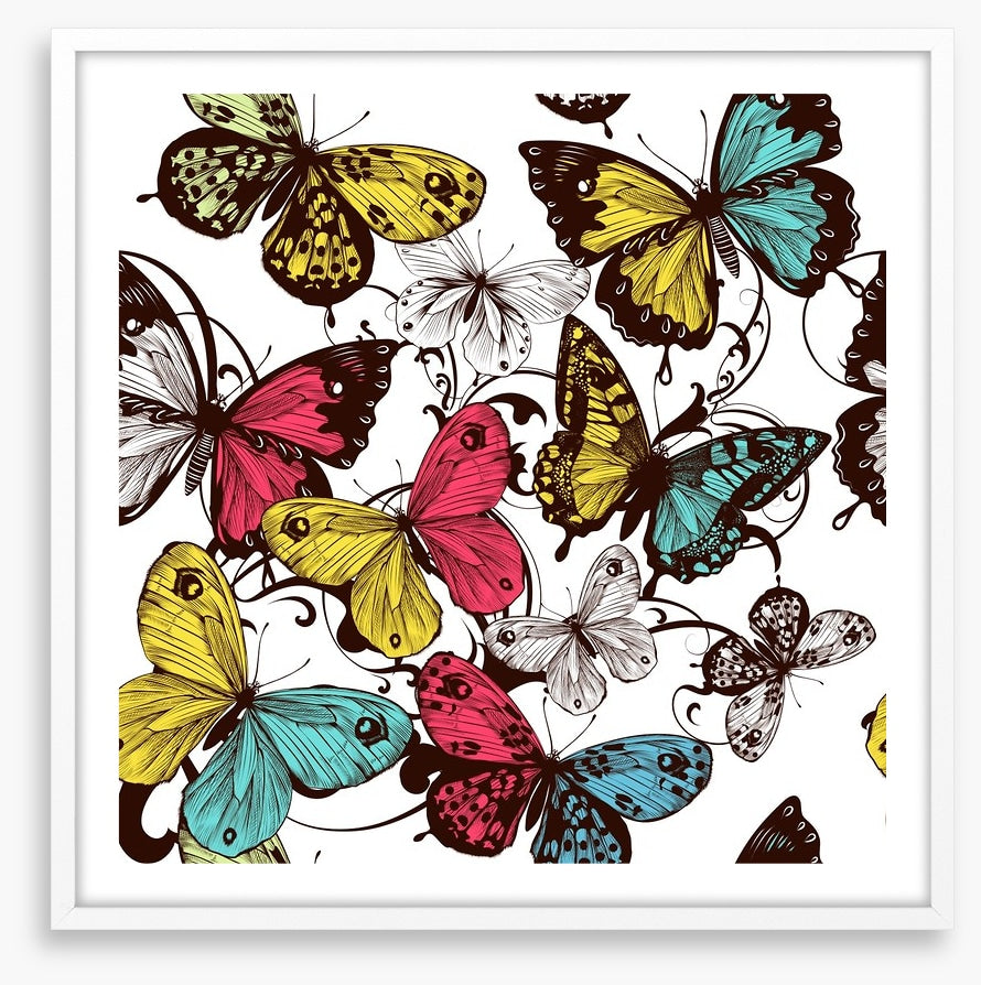 Butterfly flourish