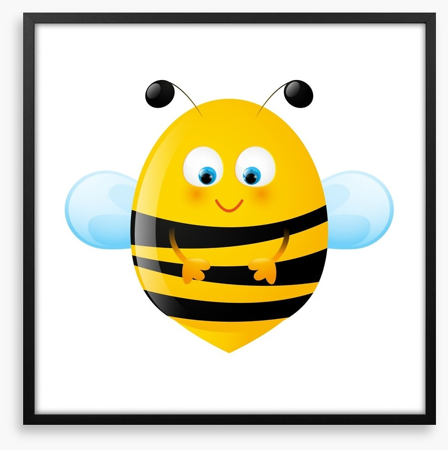 Happy honey bee