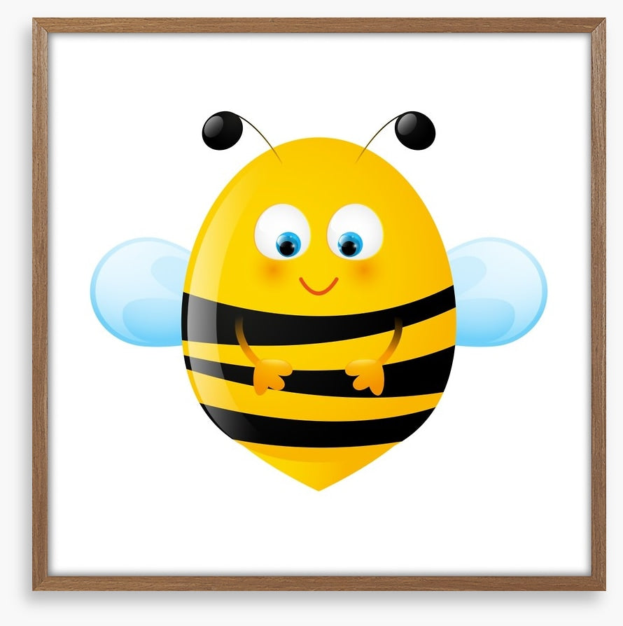 Happy honey bee