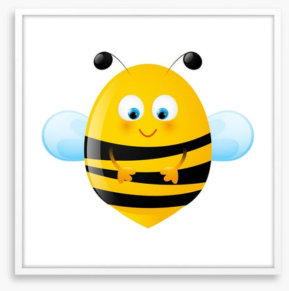 Happy honey bee
