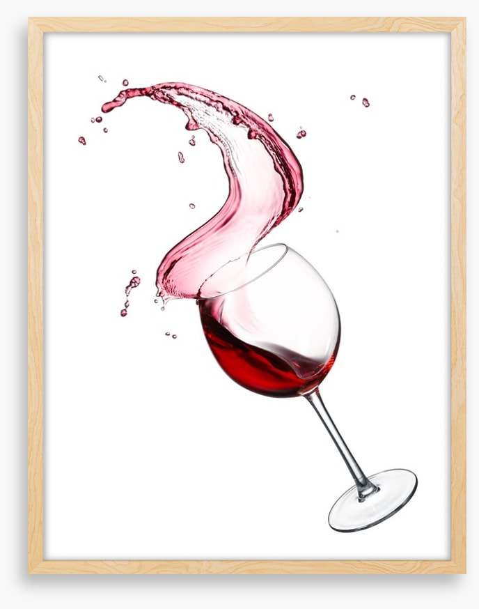 A splash of wine