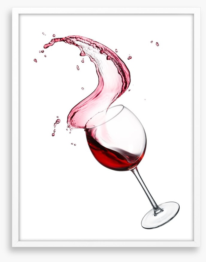 A splash of wine