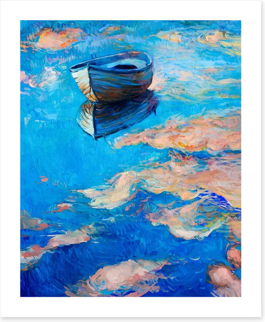 The blue boat