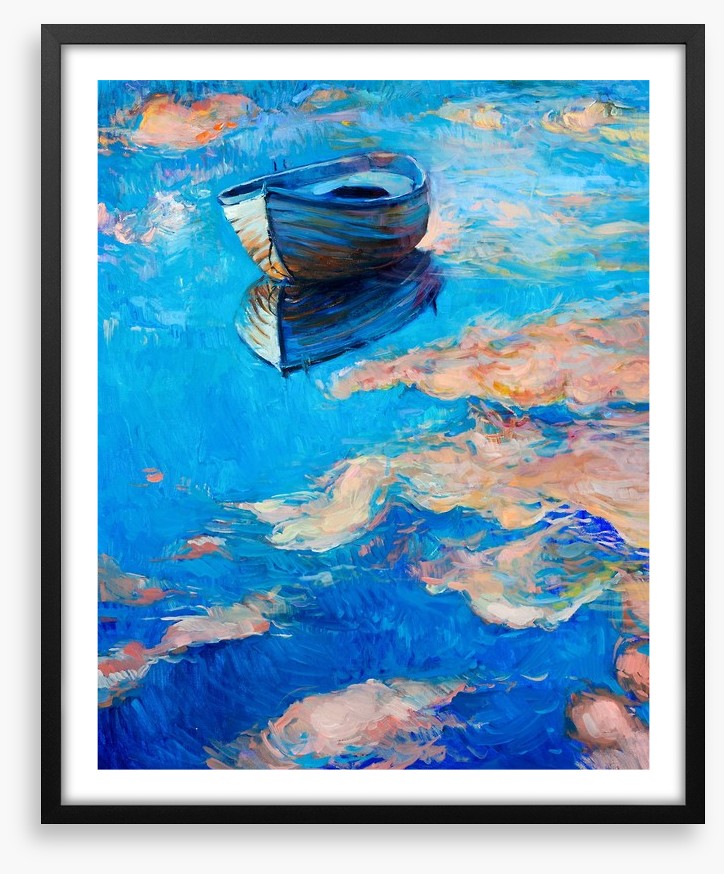 The blue boat