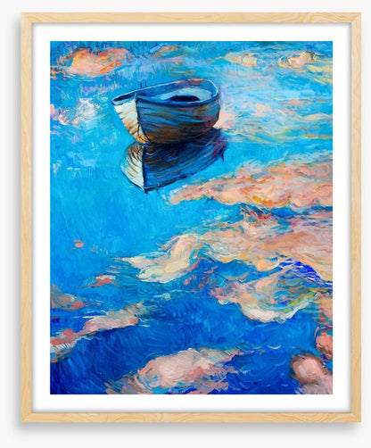 The blue boat