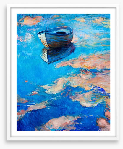 The blue boat