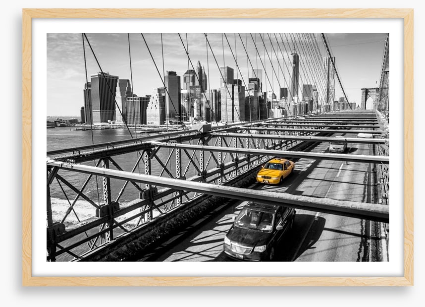 Brooklyn Bridge taxi