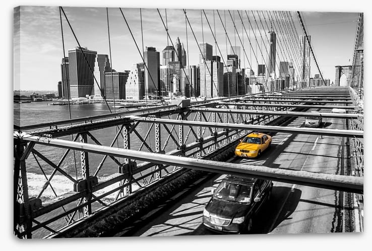 Brooklyn Bridge taxi