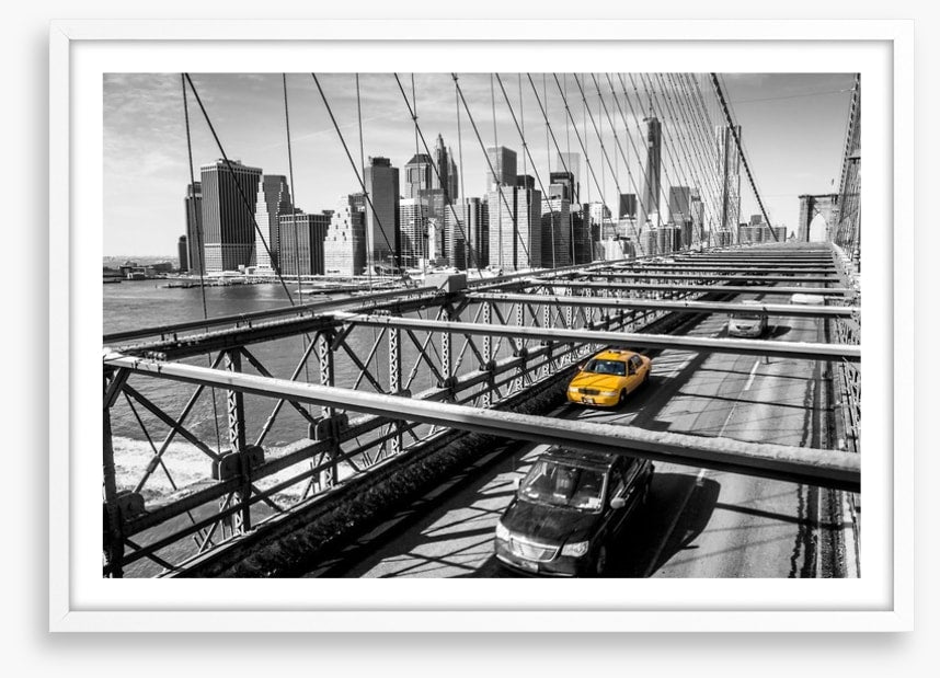 Brooklyn Bridge taxi