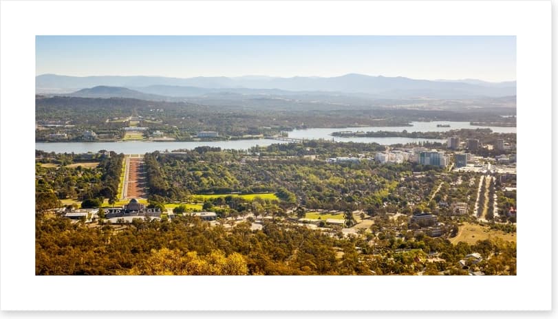 Canberra birds eye