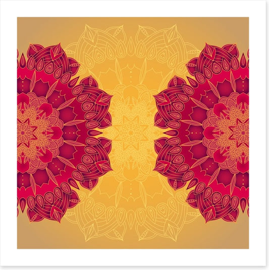 Rich mandala stars
