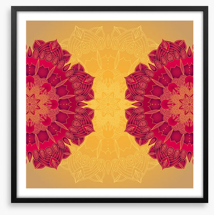 Rich mandala stars