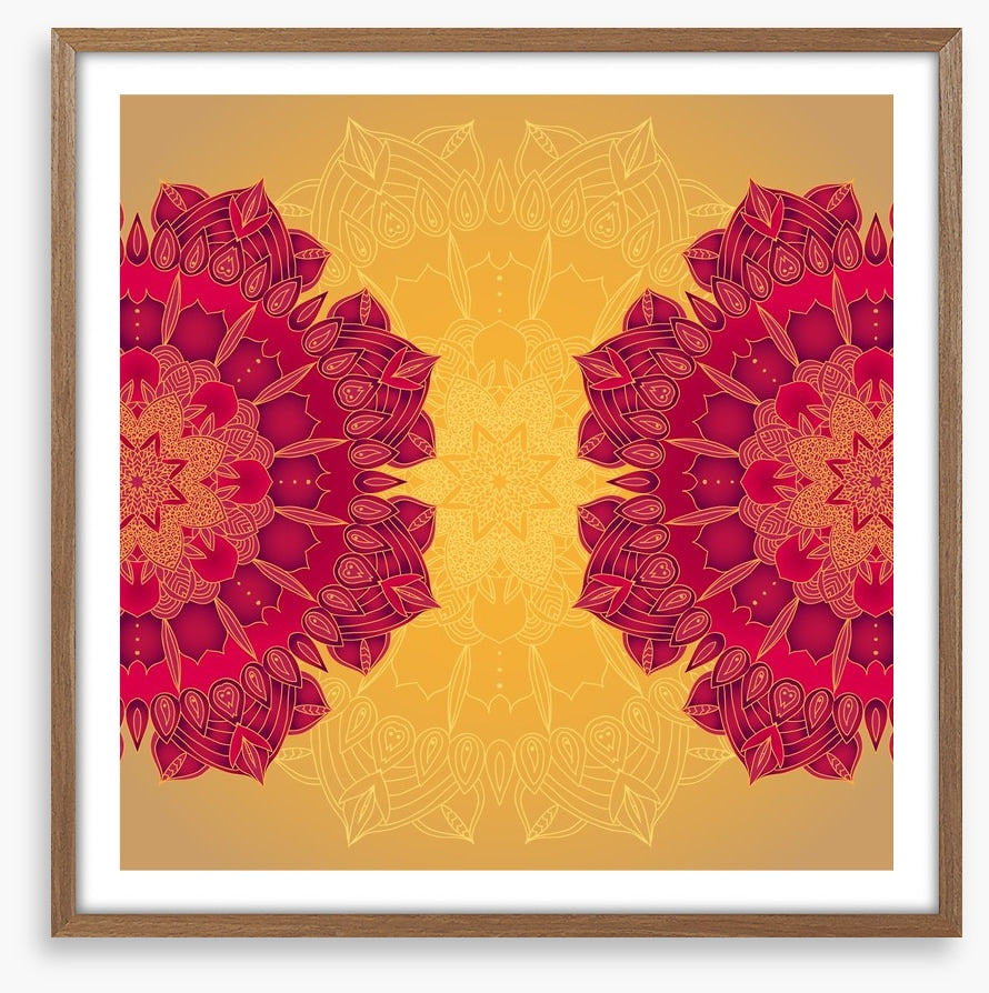 Rich mandala stars