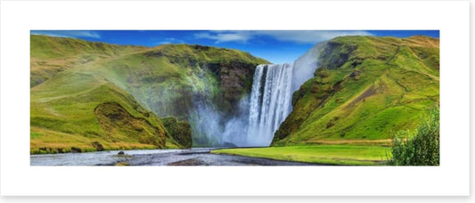 Beautiful torrent of Skogafoss