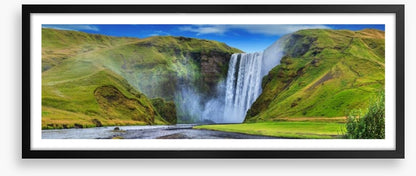 Beautiful torrent of Skogafoss
